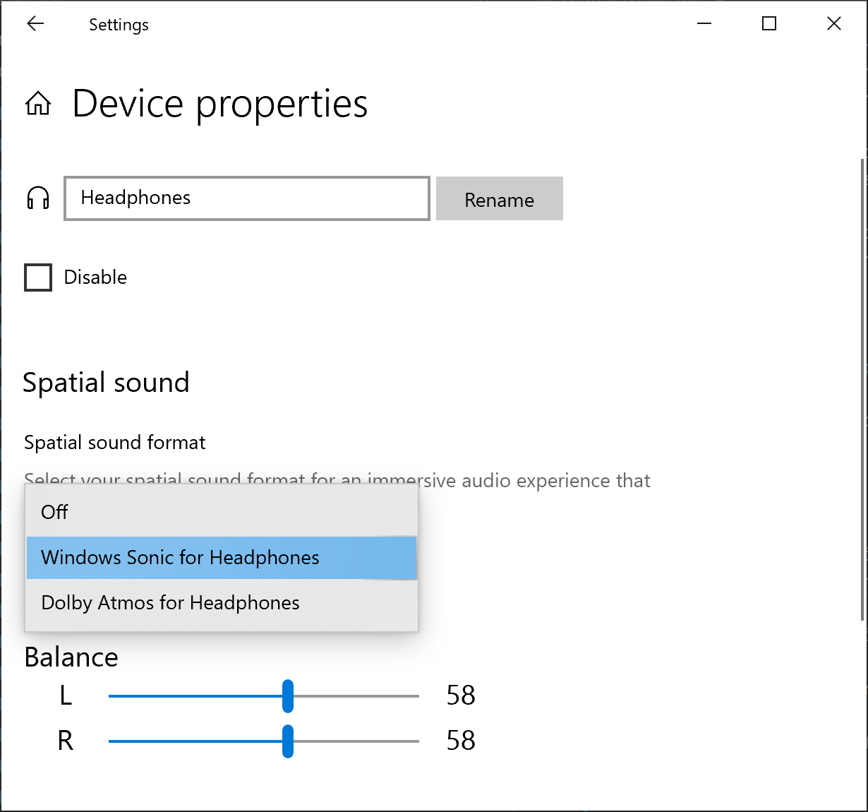 Adjust sound formats by right-clicking on your headphones and selecting Properties.
Go to the Advanced tab and select a different format, then click Apply and OK to save the changes.