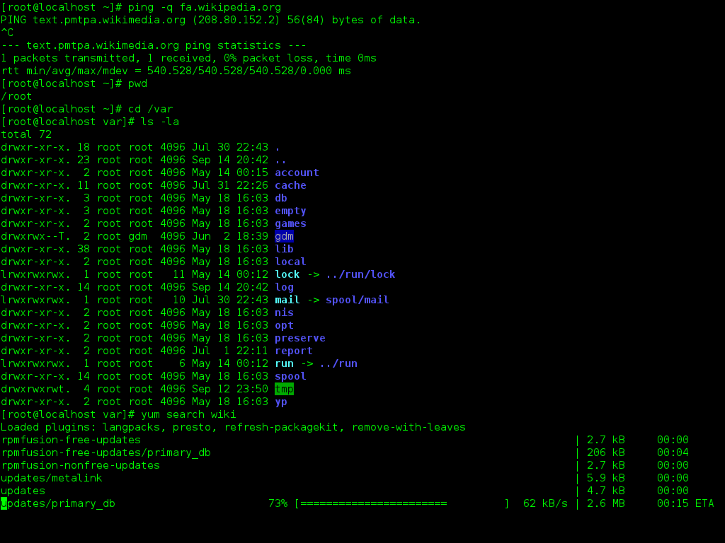 Command Prompt interface.