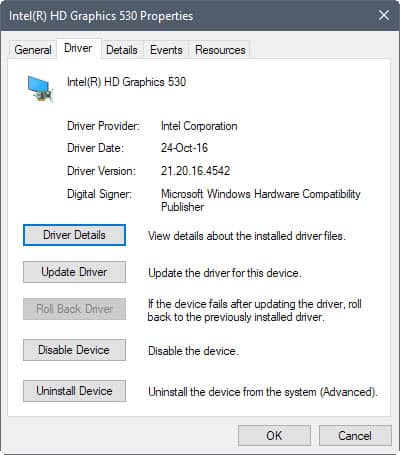 Disconnect any external devices
Update device drivers