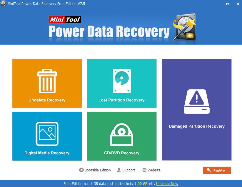 Download and install a reliable data recovery software like Recuva or MiniTool Power Data Recovery.
Launch the software and select the RAW drive as the target for data recovery.