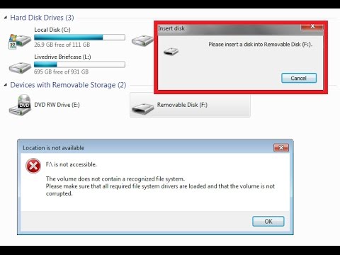 Insert a different blank CD or DVD into your disc drive
If the previous disc was faulty, this should resolve the issue