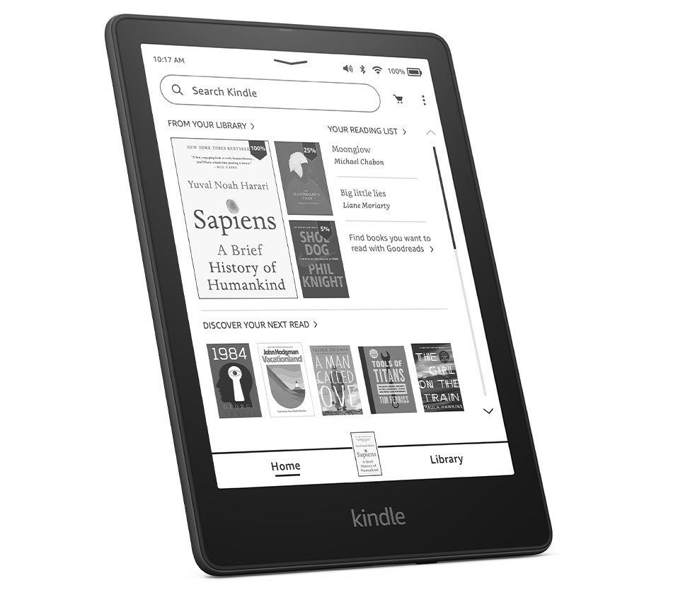 Kindle software update screen