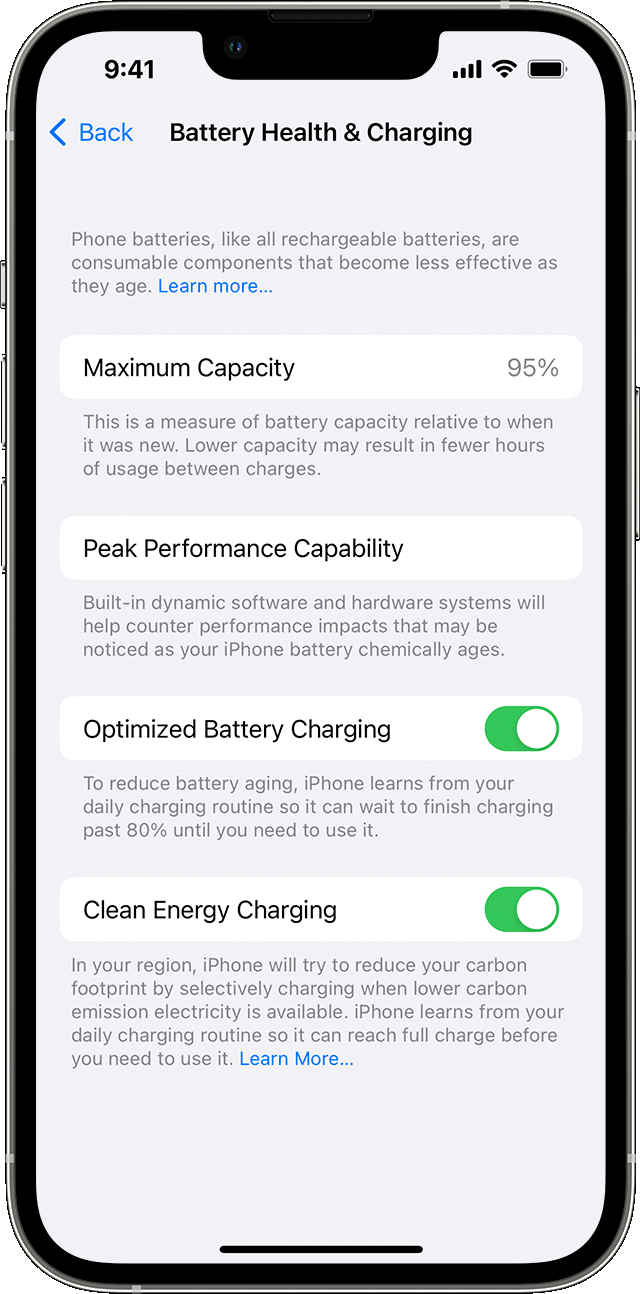 Minimize distractions:
Efficiently manage your iPhone's battery: