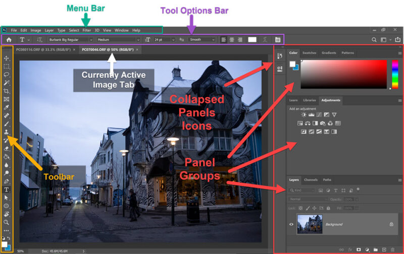 Open Photoshop.
Click on the "Edit" menu at the top of the Photoshop window.