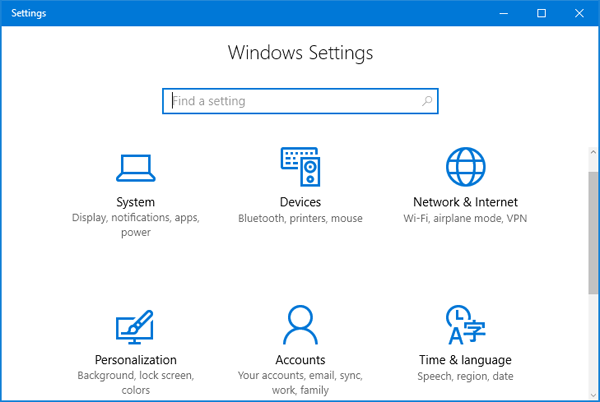Open the Settings app by pressing Windows key + I.
Click on Devices.