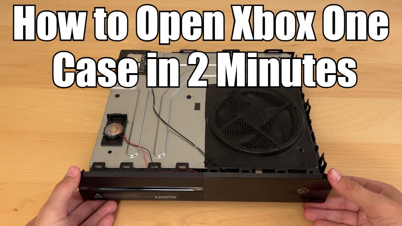 Power off and unplug Xbox
Remove casing