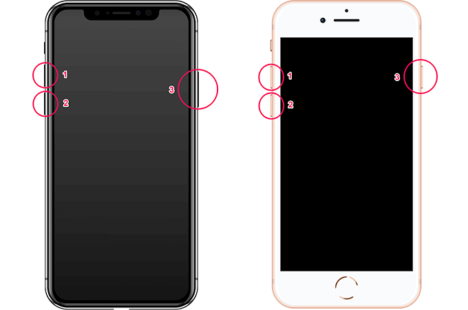 Press and hold both the power button and home button until the Apple logo appears.
Release both buttons and wait for the iPhone to restart.