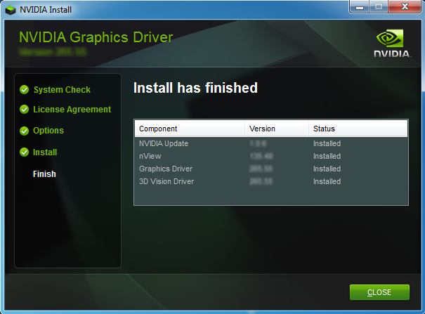 Reboot your system
Install the downloaded Nvidia graphics driver
