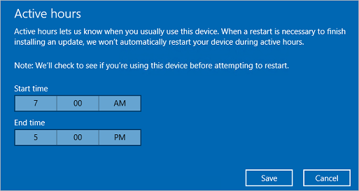Restarting Windows 10 devices